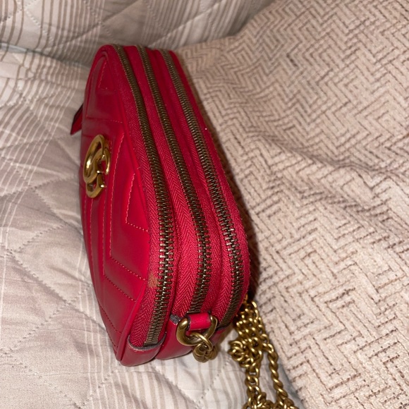 Gucci mini Marmont triple zip crossbody - Picture 3 of 14